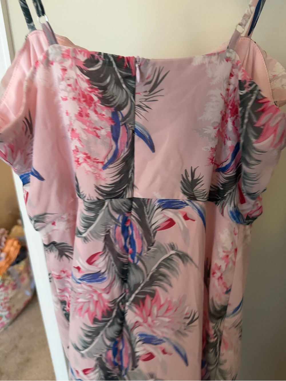 Cupshe Pink Tropical Ruffle High-Low Dress - Picture 4 of 6